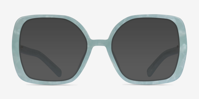 Irene Green AcetateEyeglass Frames from EyeBuyDirect, with Tinted Lenses