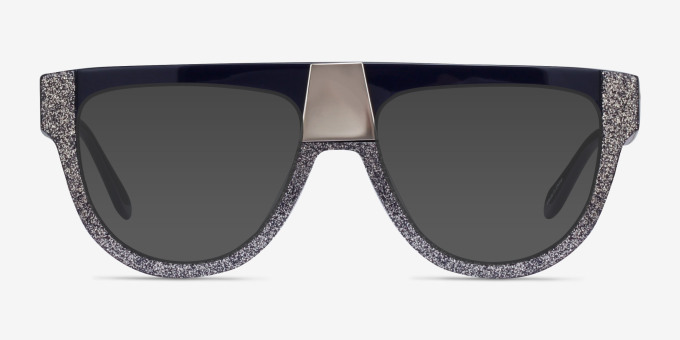 Etho Black AcetateEyeglass Frames from EyeBuyDirect, with Tinted Lenses