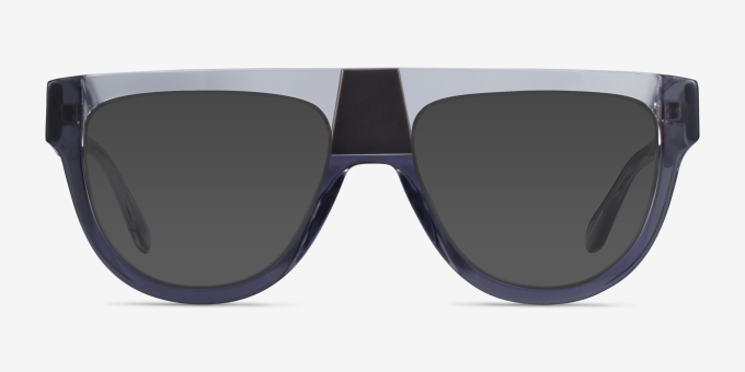 Etho Gray AcetateEyeglass Frames from EyeBuyDirect, with Tinted Lenses