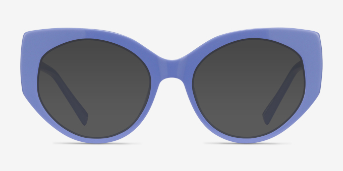 Salon Purple AcetateEyeglass Frames from EyeBuyDirect, with Tinted Lenses