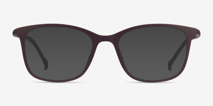 Bamboo Dark Brown PlasticEyeglass Frames from EyeBuyDirect, with Tinted Lenses