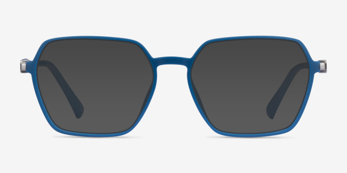 Brisk Navy PlasticEyeglass Frames from EyeBuyDirect, with Tinted Lenses
