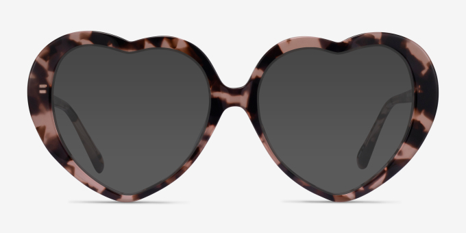 Suki Pink Tortoise AcetateEyeglass Frames from EyeBuyDirect, with Tinted Lenses