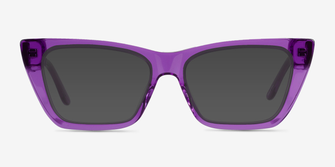Celia Crystal Purple AcetateEyeglass Frames from EyeBuyDirect, with Tinted Lenses