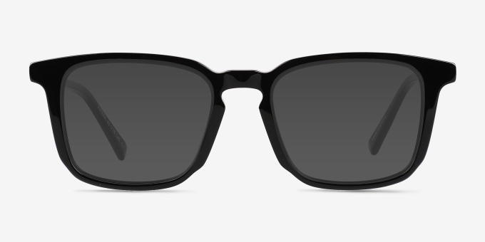 Astera Black Alternative MaterialsEyeglass Frames from EyeBuyDirect, with Tinted Lenses