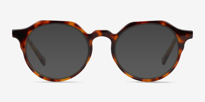 Monarda Tortoise Alternative MaterialsEyeglass Frames from EyeBuyDirect, with Tinted Lenses