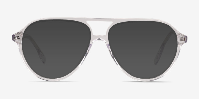 Verbena Crystal Alternative MaterialsEyeglass Frames from EyeBuyDirect, with Tinted Lenses