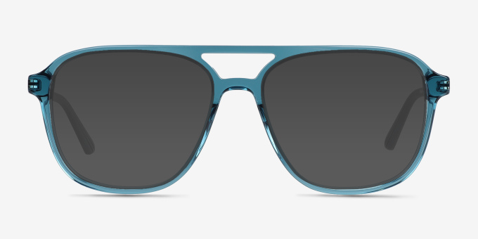Zeal Shiny Crystal Green AcetateEyeglass Frames from EyeBuyDirect, with Tinted Lenses