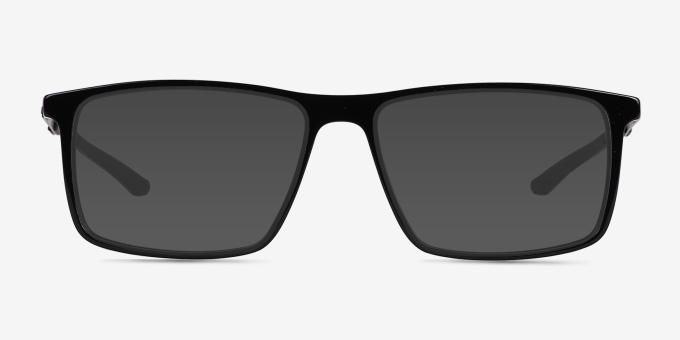 Zing Rectangle Black Full Rim Eyeglasses | Eyebuydirect