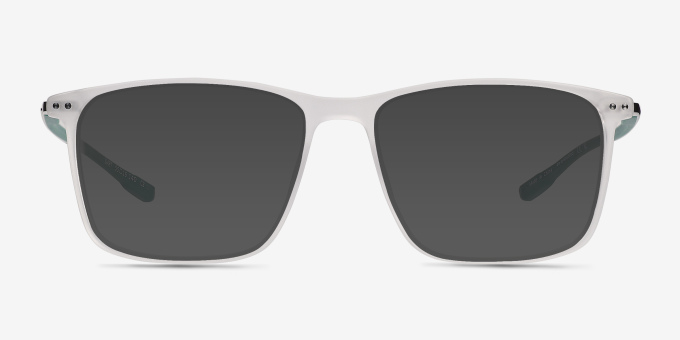 Dart Matt Crystal AcetateEyeglass Frames from EyeBuyDirect, with Tinted Lenses