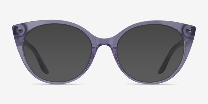 Leilani Clear Purple AcetateEyeglass Frames from EyeBuyDirect, with Tinted Lenses