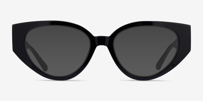 Lexie Shiny Black AcetateEyeglass Frames from EyeBuyDirect, with Tinted Lenses