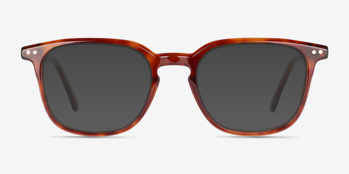 Wesley Tortoise AcetateEyeglass Frames from EyeBuyDirect, with Tinted Lenses