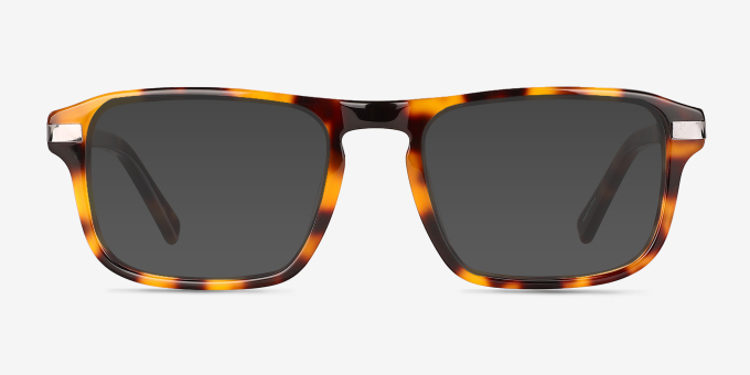 Kiel Tortoise AcetateEyeglass Frames from EyeBuyDirect, with Tinted Lenses