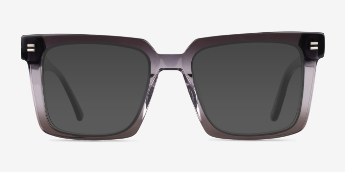 Vineyard Gradient Smoke AcetateEyeglass Frames from EyeBuyDirect, with Tinted Lenses