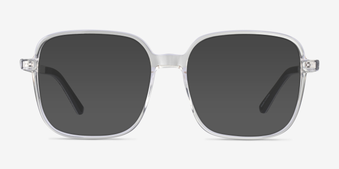 Abstract Crystal AcetateEyeglass Frames from EyeBuyDirect, with Tinted Lenses