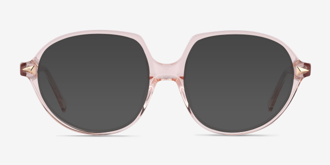 Foster Crystal Champagne AcétateMontures de lunettes de vue d'EyeBuyDirect, Avec des Verres Teintés