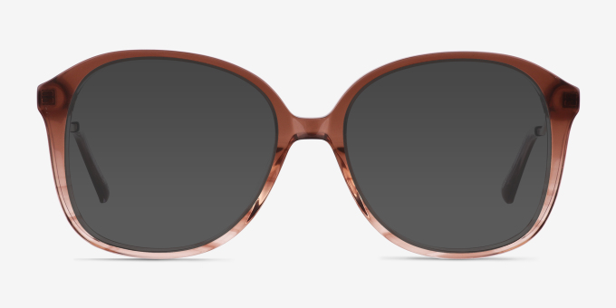Edith Brown Pearl AcetateEyeglass Frames from EyeBuyDirect, with Tinted Lenses