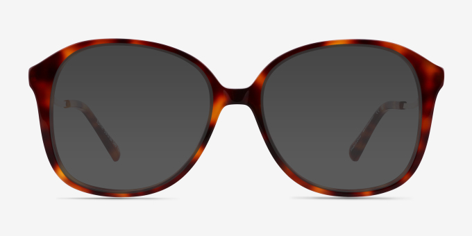 Edith Tortoise AcetateEyeglass Frames from EyeBuyDirect, with Tinted Lenses