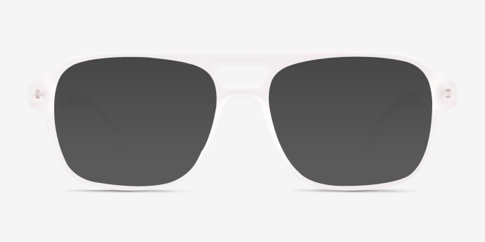 Conifer Matte Clear Alternative MaterialsEyeglass Frames from EyeBuyDirect, with Tinted Lenses