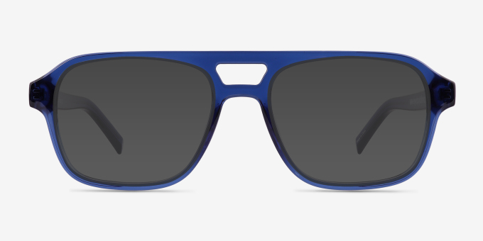 Conifer Crystal Blue Alternative MaterialsEyeglass Frames from EyeBuyDirect, with Tinted Lenses