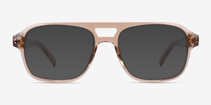 Conifer Crystal Light Brown Alternative MaterialsEyeglass Frames from EyeBuyDirect, with Tinted Lenses