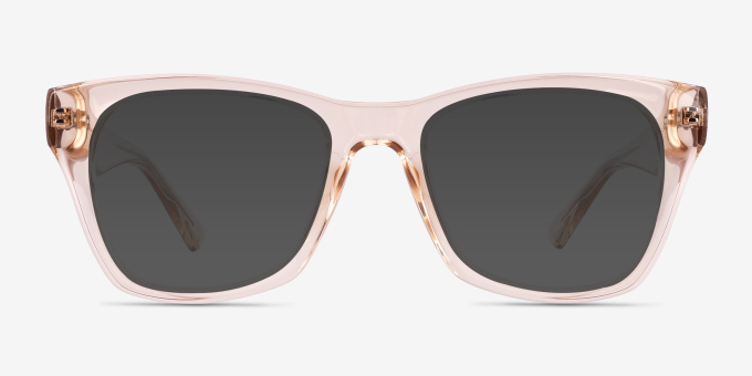 Dita Crystal Champagne Matériaux biosourcésMontures de lunettes de vue d'EyeBuyDirect, Avec des Verres Teintés