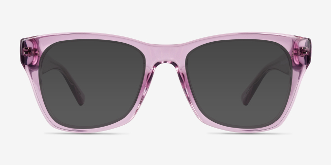 Dita Crystal Lavender Alternative MaterialsEyeglass Frames from EyeBuyDirect, with Tinted Lenses
