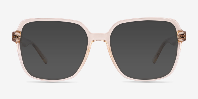 Acer Crystal Nude Alternative MaterialsEyeglass Frames from EyeBuyDirect, with Tinted Lenses