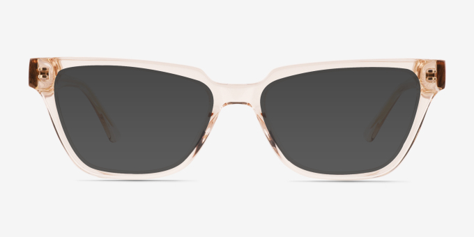 Alyssum Translucent Nude Alternative MaterialsEyeglass Frames from EyeBuyDirect, with Tinted Lenses