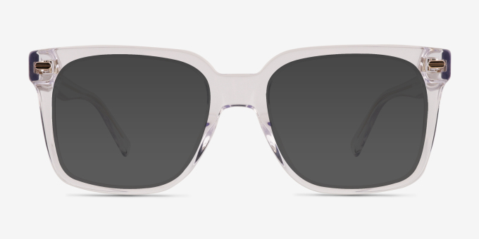 Linden Clear Alternative MaterialsEyeglass Frames from EyeBuyDirect, with Tinted Lenses