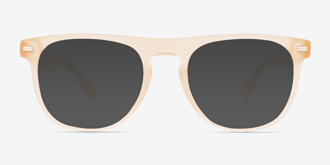 Chrono Matte Crystal Melon AcetateEyeglass Frames from EyeBuyDirect, with Tinted Lenses