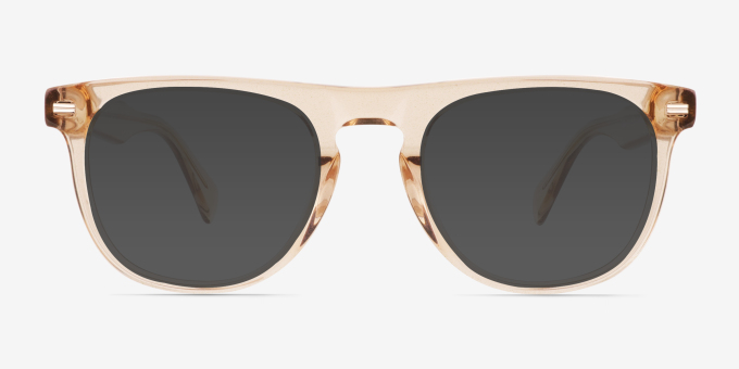 Chrono Crystal Nude AcetateEyeglass Frames from EyeBuyDirect, with Tinted Lenses