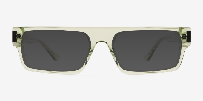 Mox Crystal Olive Green AcetateEyeglass Frames from EyeBuyDirect, with Tinted Lenses