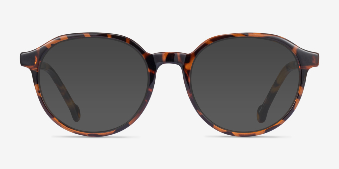 Frolic Tortoise PlasticEyeglass Frames from EyeBuyDirect, with Tinted Lenses