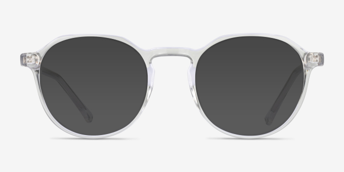 Chichi Transparent PlastiqueMontures de lunettes de vue d'EyeBuyDirect, Avec des Verres Teintés