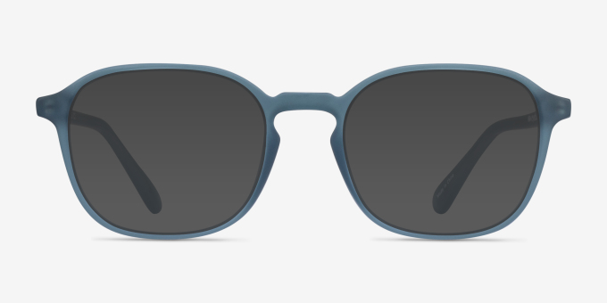 Golly Blue Green PlasticEyeglass Frames from EyeBuyDirect, with Tinted Lenses