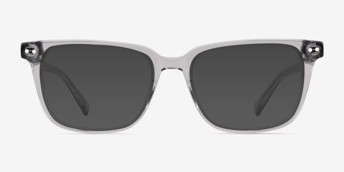 Esme Crystal Gray AcetateEyeglass Frames from EyeBuyDirect, with Tinted Lenses