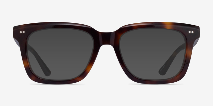 Kenna Tortoise Alternative MaterialsEyeglass Frames from EyeBuyDirect, with Tinted Lenses