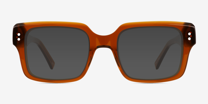 Mason Crystal Brown Alternative MaterialsEyeglass Frames from EyeBuyDirect, with Tinted Lenses