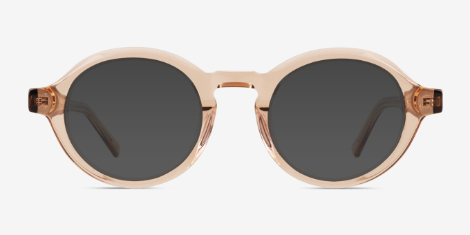 Kai Crystal Light Brown Alternative MaterialsEyeglass Frames from EyeBuyDirect, with Tinted Lenses