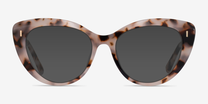 Kitty Ivory Tortoise AcetateEyeglass Frames from EyeBuyDirect, with Tinted Lenses