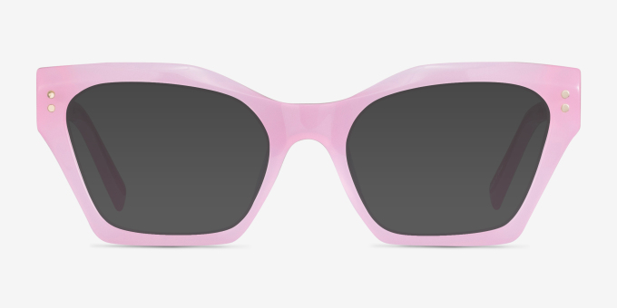 Elisa Pink AcetateEyeglass Frames from EyeBuyDirect, with Tinted Lenses