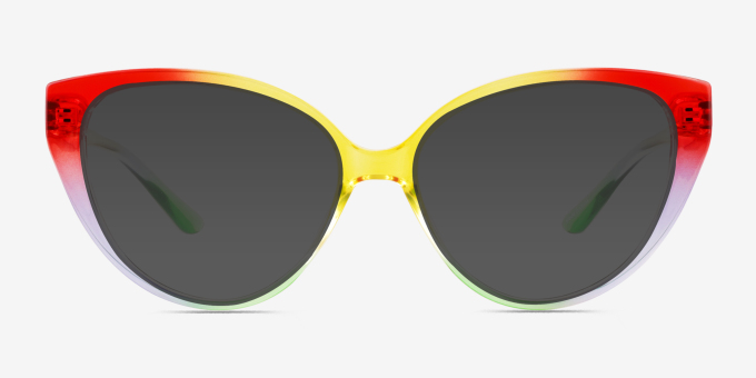 Pride On Multicolor PlasticEyeglass Frames from EyeBuyDirect, with Tinted Lenses
