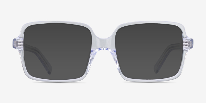 Marie Transparent AcétateMontures de lunettes de vue d'EyeBuyDirect, Avec des Verres Teintés