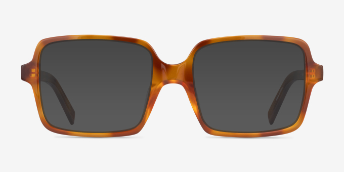 Marie Tortoise AcetateEyeglass Frames from EyeBuyDirect, with Tinted Lenses