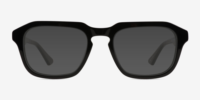 Carrington Black Alternative MaterialsEyeglass Frames from EyeBuyDirect, with Tinted Lenses