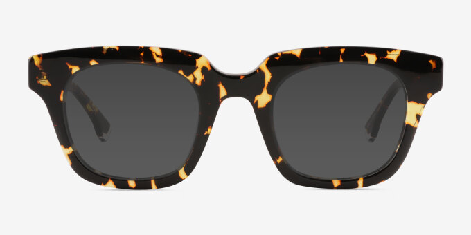 Ray Spotty Tortoise Alternative MaterialsEyeglass Frames from EyeBuyDirect, with Tinted Lenses