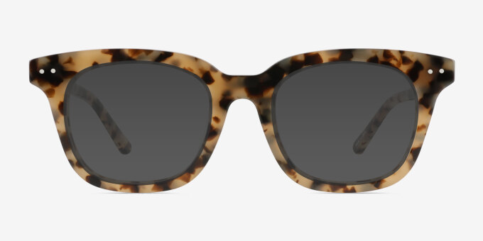 Romy Ivory Tortoise AcetateEyeglass Frames from EyeBuyDirect, with Tinted Lenses
