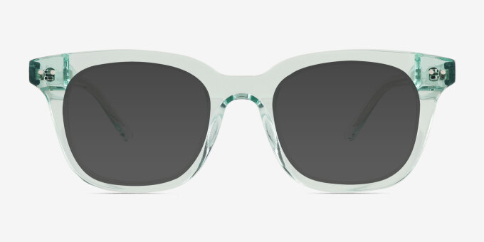Romy Clear Green AcetateEyeglass Frames from EyeBuyDirect, with Tinted Lenses